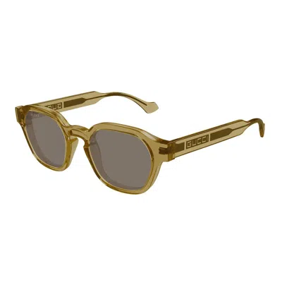 Gucci Eyewear Sunglasses In Yellow
