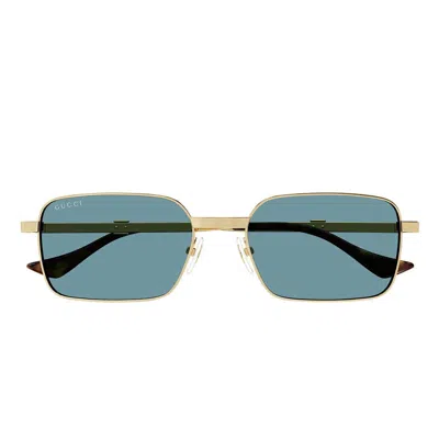 Gucci Eyewear Sunglasses In Gold