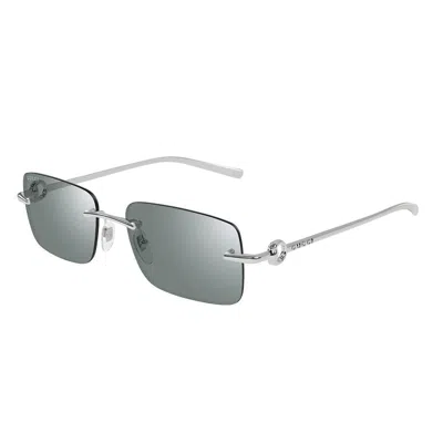 Gucci Eyewear Sunglasses In Silver