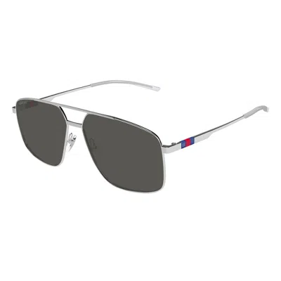 Gucci Eyewear Sunglasses In Silver