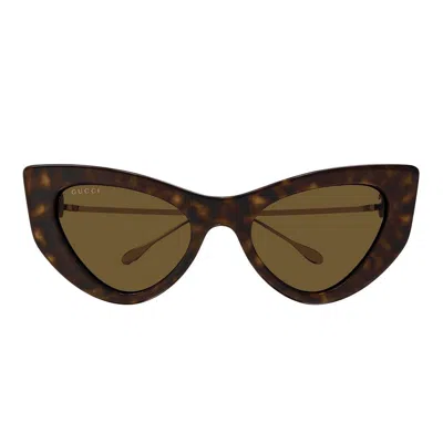 Gucci Eyewear Sunglasses In Brown