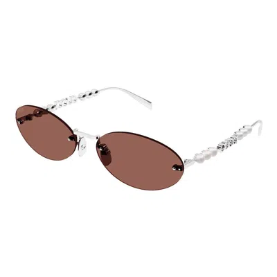 Gucci Eyewear Sunglasses In Silver