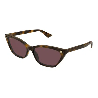 Gucci Eyewear Sunglasses In Brown