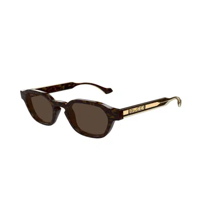 Gucci Eyewear Sunglasses In Brown