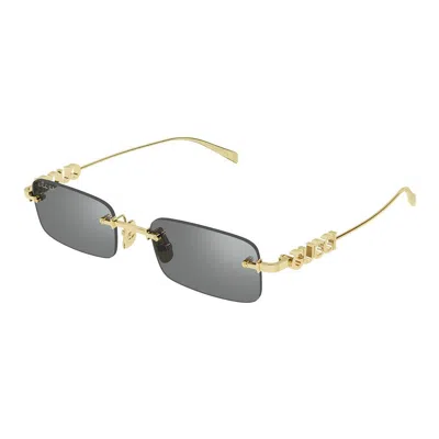 Gucci Eyewear Sunglasses In Gold