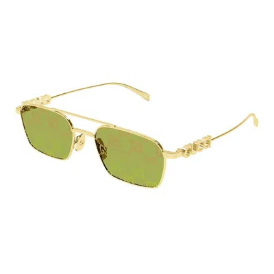 Gucci Eyewear Sunglasses In Gold