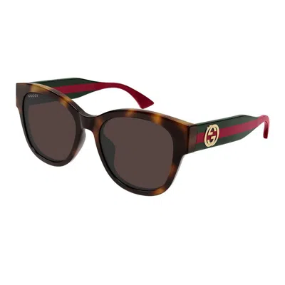 Gucci Eyewear Sunglasses In Brown