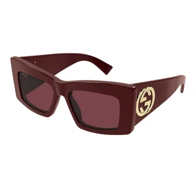 Gucci Eyewear Sunglasses In Red