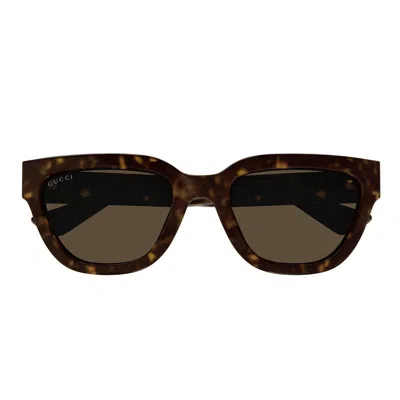 Gucci Eyewear Sunglasses In Brown