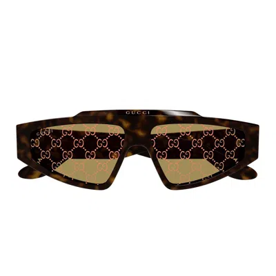 Gucci Eyewear Sunglasses In Brown