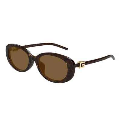 Gucci Eyewear Sunglasses In Brown