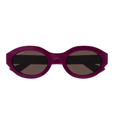 Gucci Eyewear Sunglasses In Purple