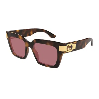 Gucci Eyewear Sunglasses In Brown