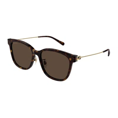 Gucci Eyewear Sunglasses In Brown