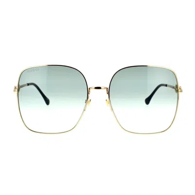 Gucci Eyewear Sunglasses In Gold