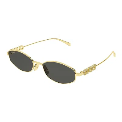Gucci Eyewear Sunglasses In Gold