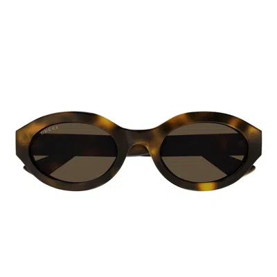Gucci Eyewear Sunglasses In Brown