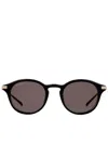 Gucci Eyewear Round Frame Sunglasses In Black