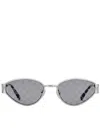 Gucci Geometrical Frame Sunglasses In Grey