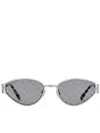 Gucci Geometrical Frame Sunglasses In Grey