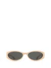 Gucci Injected Gg1660s Sunglasses In Beige