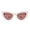 Gucci Double G Cat-eye Sunglasses In Beige