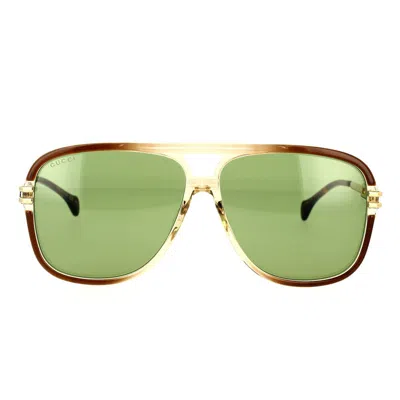 Gucci Eyewear Sunglasses In Beige