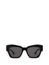Gucci Womens Gc002123 Gg1422s Cat-eye Frame Acetate Sunglasses Black In Black