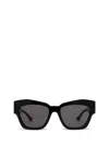 Gucci Womens Gc002123 Gg1422s Cat-eye Frame Acetate Sunglasses Black In Black