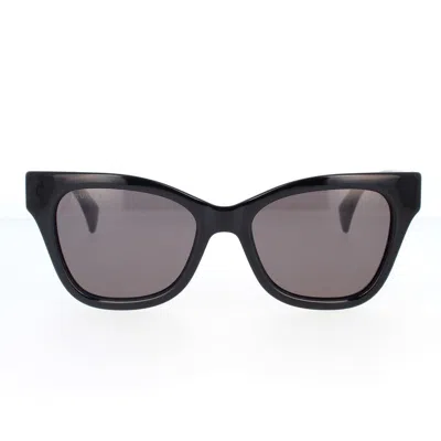 Gucci Eyewear Cat Eye Frame Sunglasses In Black