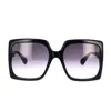 Gucci Interlocking G Oversized Square-frame Sunglasses In Black