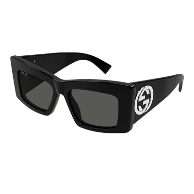 Gucci Grey Butterfly Ladies Sunglasses Gg1842s 001 53 In Black