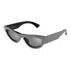 Gucci Recycled Acetate Cat-eye Sunglasses In Black