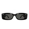 Gucci Eyewear Rectangular Frame Sunglasses In Black