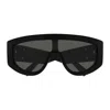 Gucci Black-black-grey Recycled Acetate Sunglasses In Black