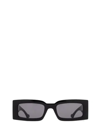 Gucci Rectangle Frame Sunglasses In Havana Havana Green