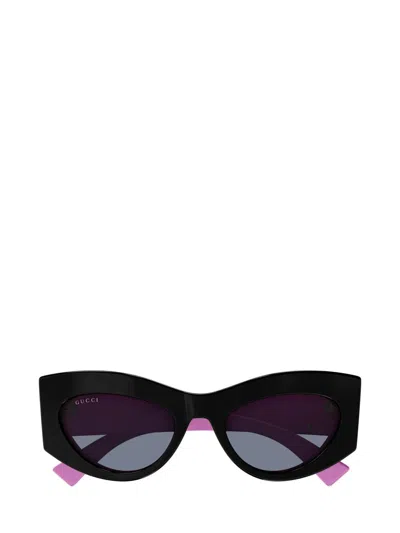 Gucci Grey Cat Eye Ladies Sunglasses Gg1843s 005 53 In Pink