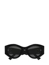 Gucci Gg Extruded 53mm Geometric Acetate Sunglasses In Black
