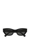 Gucci Gg Extruded 53mm Acetate Cat-eye Sunglasses In Black