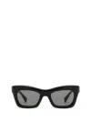 Gucci Black Rectangular Sunglasses In Black