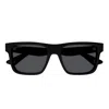 Gucci Eyewear Rectangle Frame Sunglasses In Black