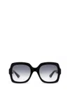Gucci Gg1235s 001 Butterfly Sunglasses In Black