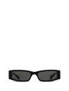 Gucci Rectangular Frame Sunglasses In Black