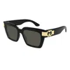 Gucci Sunglasses Gg1689s-001 In Black