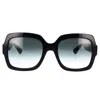 Gucci Gg1235s 001 Butterfly Sunglasses In Black