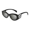 Gucci Grey Mirror Cat Eye Ladies Sunglasses Gg1691s 001 54 In Black