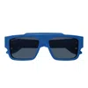 Gucci Eyewear Rectangular Frame Sunglasses In Blue