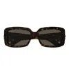 Gucci Gg Corner Rectangular Sunglasses In Brown