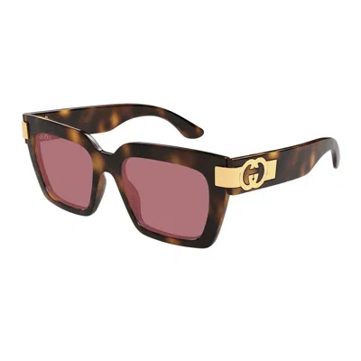 Gucci Eyewear Sunglasses In Brown
