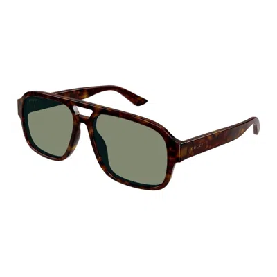 Gucci Eyewear Sunglasses In Brown